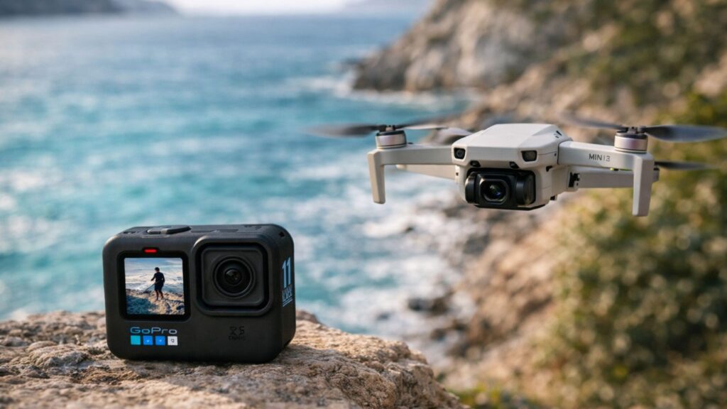 Drohne und Actioncam für Reisen – Luftaufnahmen und POV Videos unterwegs