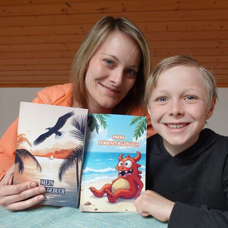 Reisetagebuch für Kinder und Erwachsene im Urlaub