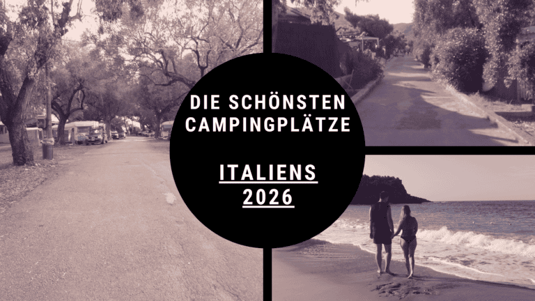 die schönsten Campingplätze in Itlaien direkt am Meer,