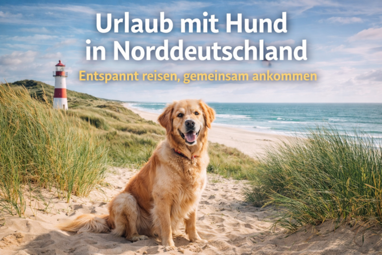 Hund am Strand in Norddeutschland urlaub mit hund
