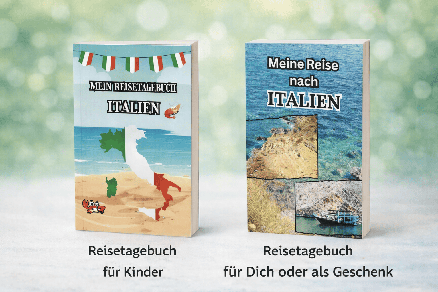 Reisetagebuch für Italien für Kinder und Erwachsene