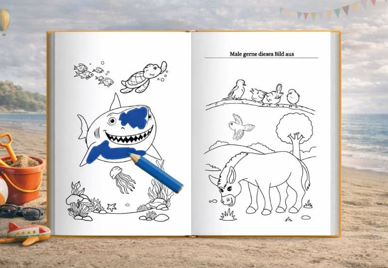Reisetagebücher zum Ausfüllen – Erinnerungen festhalten statt vergessen reisetagebuch kinder ausmalbilder urlaub Reisetagebücher für Kinder mit Ausmalbildern