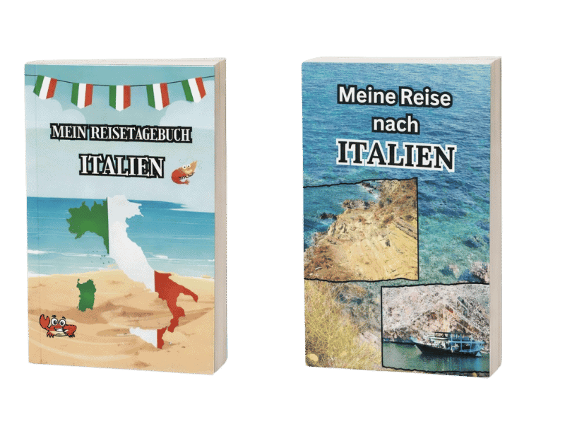 Reisetagebücher für Italien für Kinder