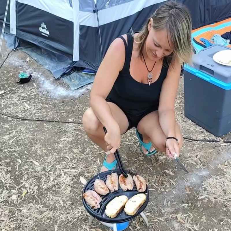 Campinggrill für Zelt und Wohnmobil