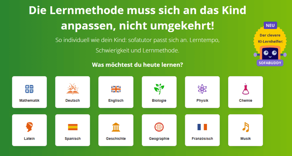 Lernen auf Reisen mit Sofatutor
