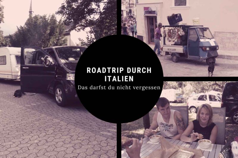 Camping in Italien mit Hund: Strand-Regeln, Campingplatz-Tipps & Erfahrungen Titelbilder 6 roadtrip italien packliste