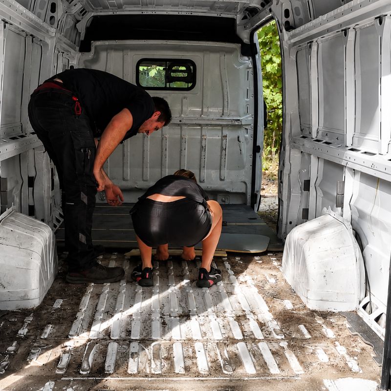 %fil Transporter entkernen: Schritt für Schritt zum leeren Camper